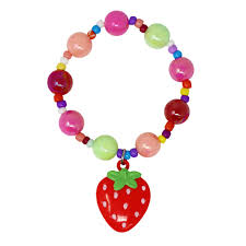 Lip Gloss Strawberry Bracelet
