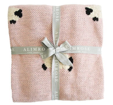 Baa Baa Baby Blanket Pink