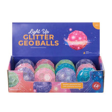 Light Up Glitter Geo Ball (assorted)