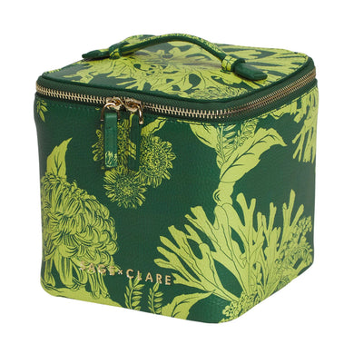 Delphine Small Vanity Case - Anise