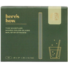 The Whistler Glass Straws