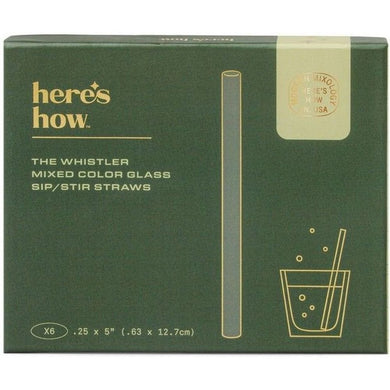 The Whistler Glass Straws