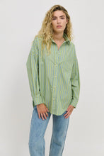 Molly Shirt - Green Stripe