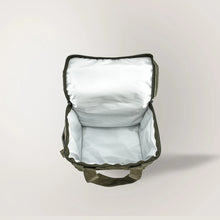 Lunch Squared Waxed Canvas Lunch Bag Burnt Olve