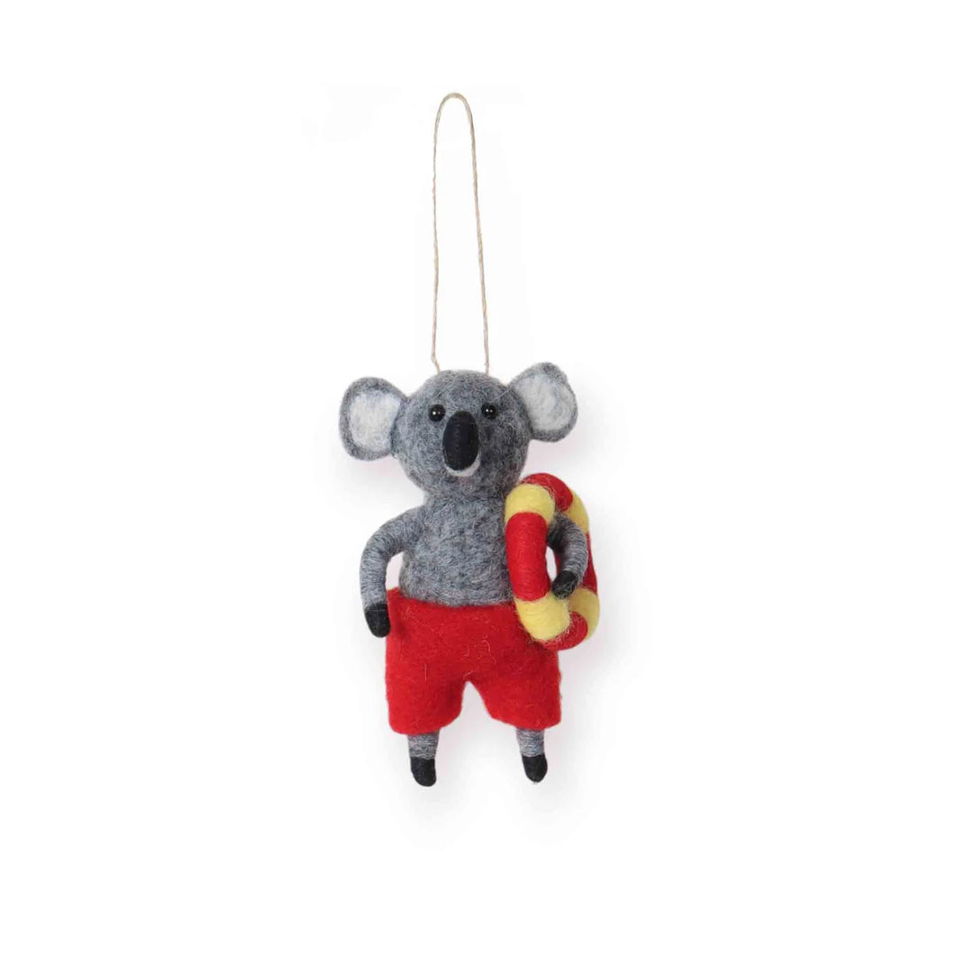 Felt Ornament Summer Koala