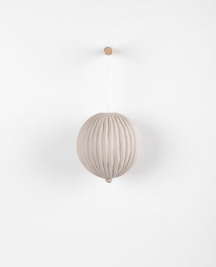 Wanderlust Hanging Porcelain Sphere - Mocha