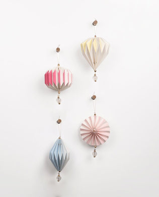 Wanderlust Pastel Paper Decorations