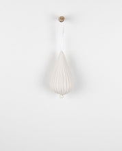 Wanderlust Hanging Porcelain Teardrop - Chalk