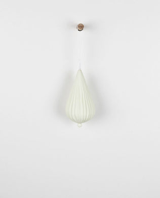 Wanderlust Hanging Porcelain Teardrop - Mint Cream