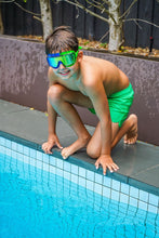 Cyborg Cyan Prismatic Goggles