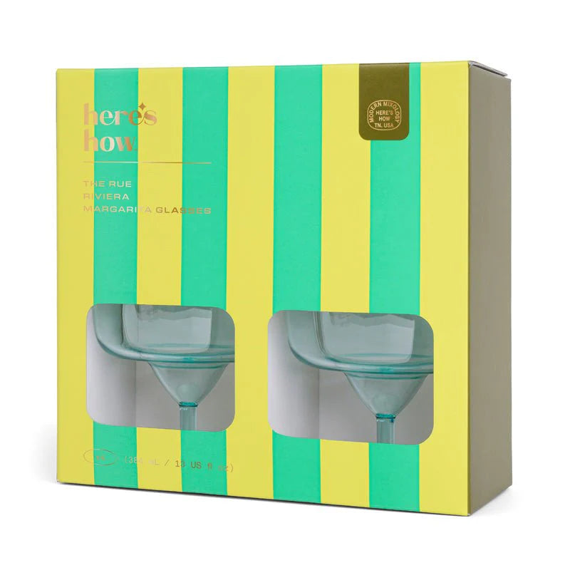 Rue Mint Margartia Glasses - Set of 4