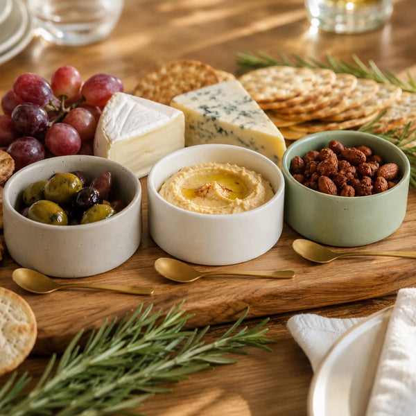 Assemble Lou Ceramic Bowl With Spoon Assorted