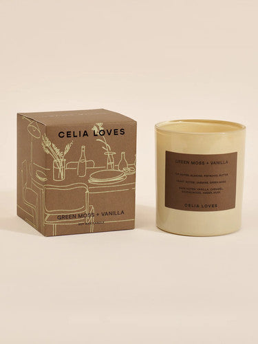 Green Moss + Vanilla Soywax Candle