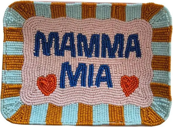 Beaded Tray - Mamma Mia