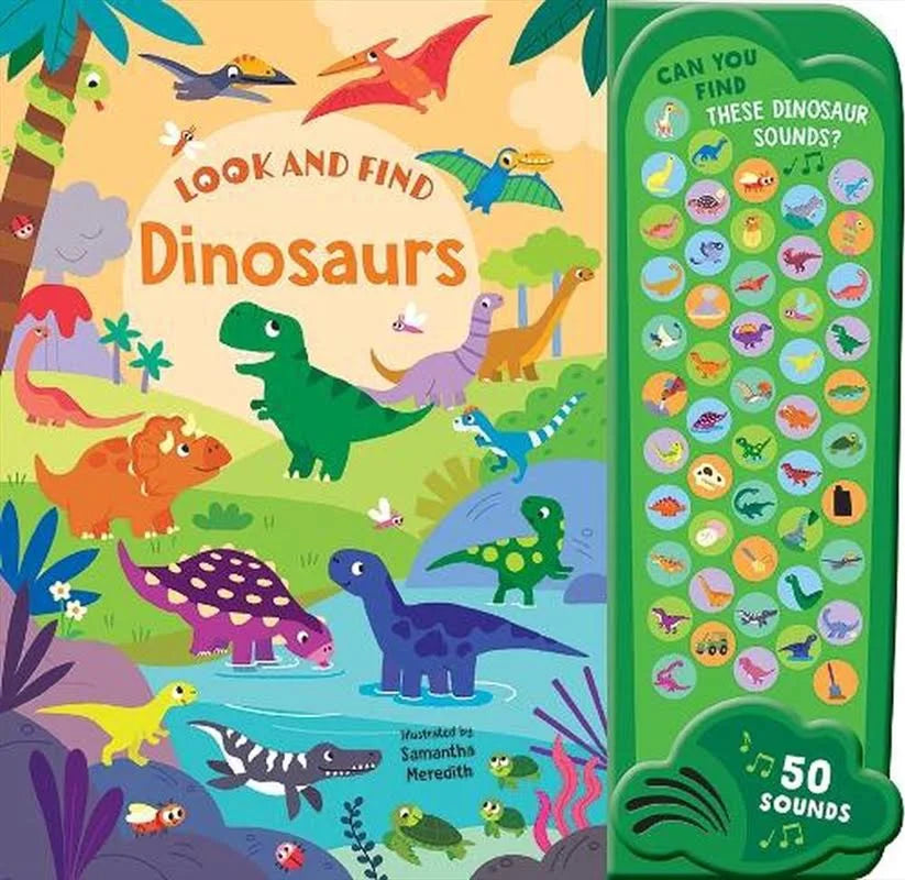 Look and Find Dinosaurs - 50 button sound