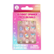 3D Fidget Spinner Press on Nails