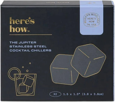 The Juniper Stainless Steel Cocktail Chillers