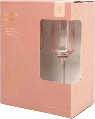 Luna Blush Champagne Flutes
