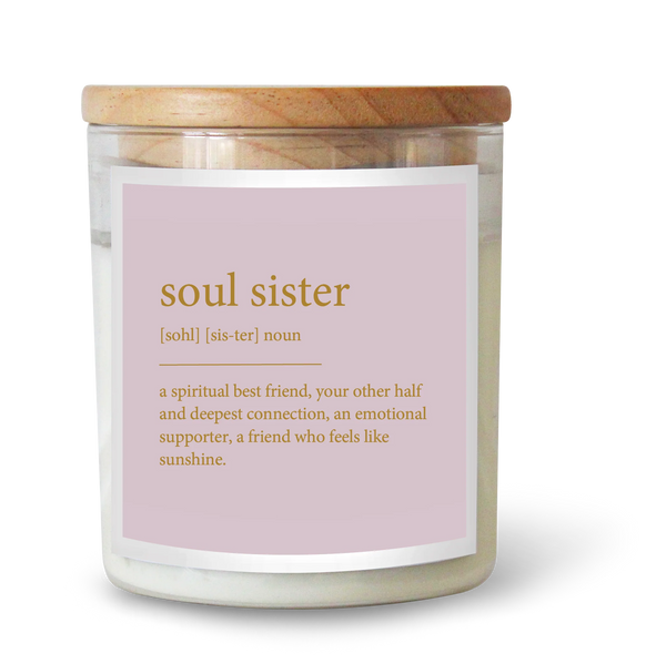 Goldie Soul Sister Dictionary Candle