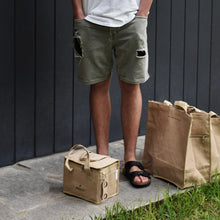 Lunch Squared Jute Lunch Bag - Natural