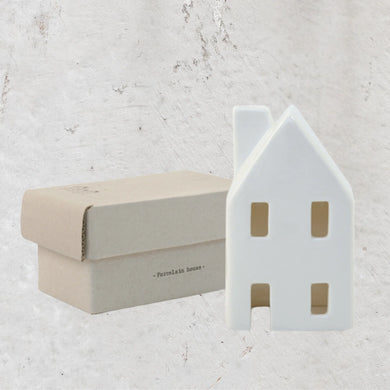 Porcelain Tea Light House - Small