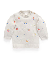 Snowy Embroidered Jumper Cloud (Various Sizes)