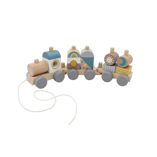 Wooden Block Train