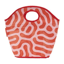 Red Squiggle Lunch Bag