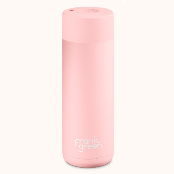 Ceramic Reusable Bottle 595ml Straw (Various Colours)