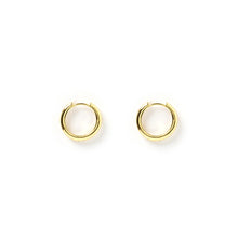 Jett Gold Hoop Earrings
