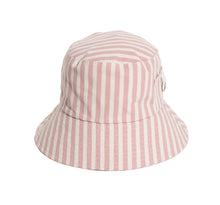 The Bucket Hat- Lauren Pink Stripe