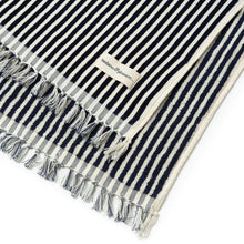 Beach Towel - Lauren's Navy Stripe