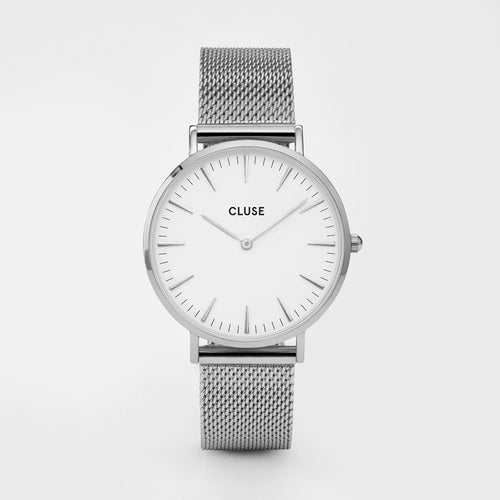 Boho Chic Mesh Silver/White