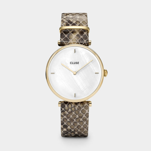 Triomphe Gold White Pearl/Soft Almond Python