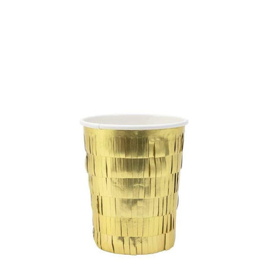 Gold Fringe Party Cup