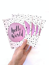 Pink Dotty Baby Milestone Cards