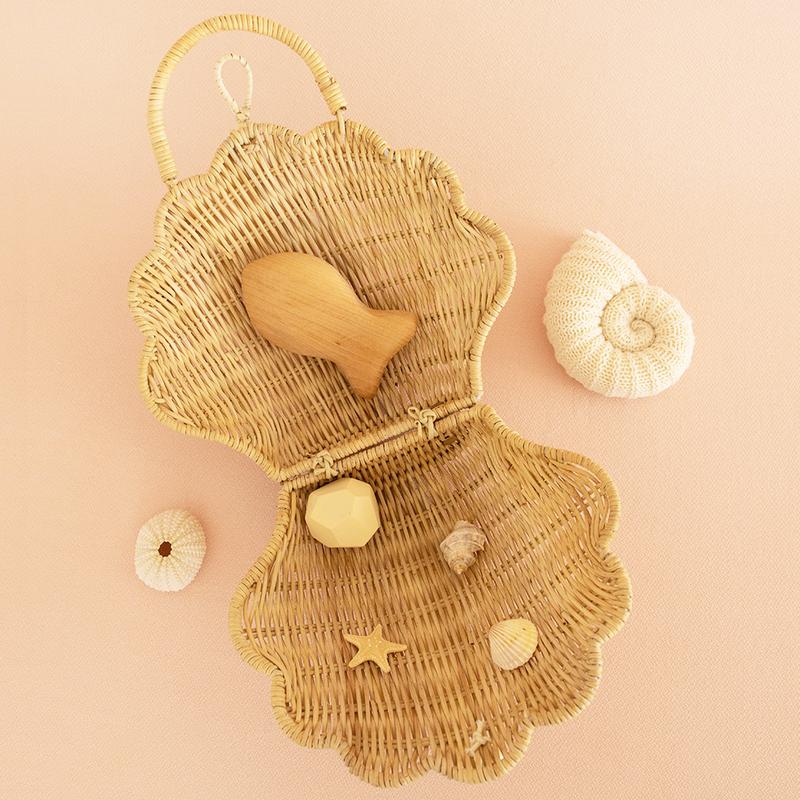Shell Bag - Straw – Style and Leaf Co