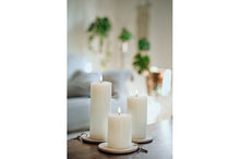 Lux Nordic Flameless Pillar Candle 4" X 8" – White