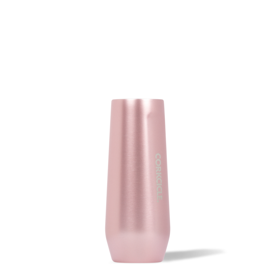 Metallic Stemless Champagne Flute