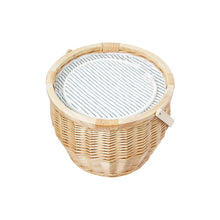 Round Insulated Picnic Basket