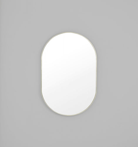 Bjorn Oval Mirror Silver (Various Sizes)