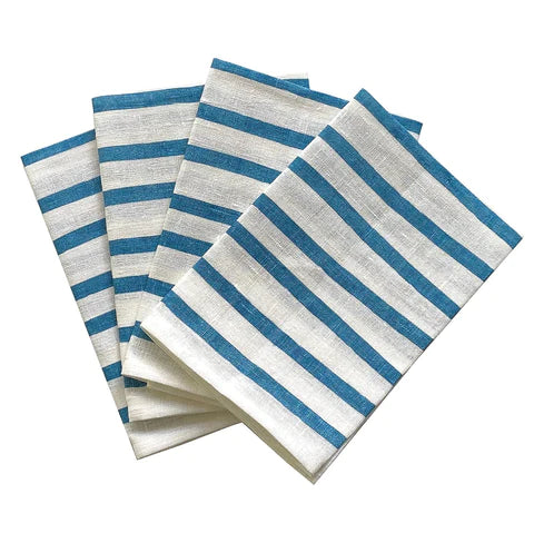 Pale Blue Turkish Stripe Napkins