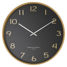 Wallace Wall Clock Black 41cm