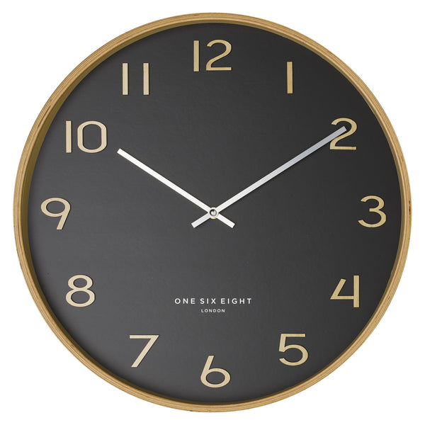 Wallace Wall Clock Black 41cm