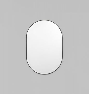 Bjorn Oval Mirror Black (Various Sizes)