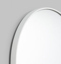 Bjorn Oval Mirror Bright White (Various Sizes)
