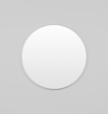 Bjorn Round Mirror Silver (Various Sizes)