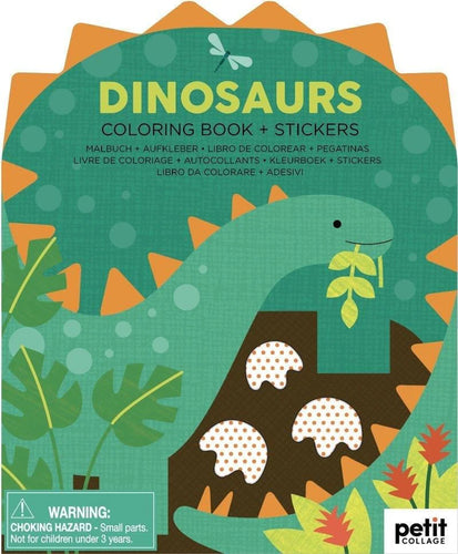 Dinosaurs Colouring Book with Stickers