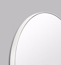 Flynn Round Mirror Bright White (Various Sizes)