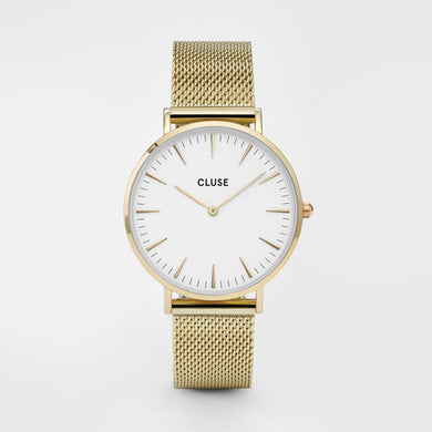 Boho Chic Mesh Gold/White